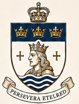 King Ethelred’s College crest