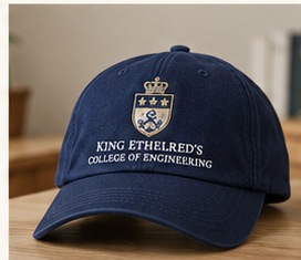 Navy King Ethelred’s College cap